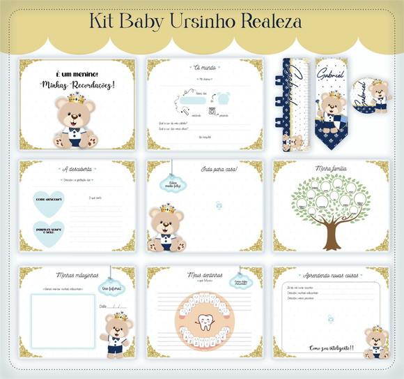 Arquivo Digital - Livro do Bebe - Ursinho Realeza