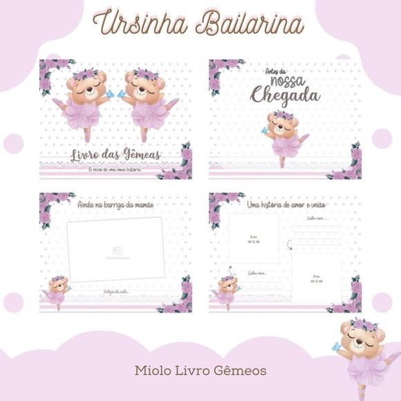 Arquivo Digital - Livro do Bebe - Usinha Bailarina Gemeas