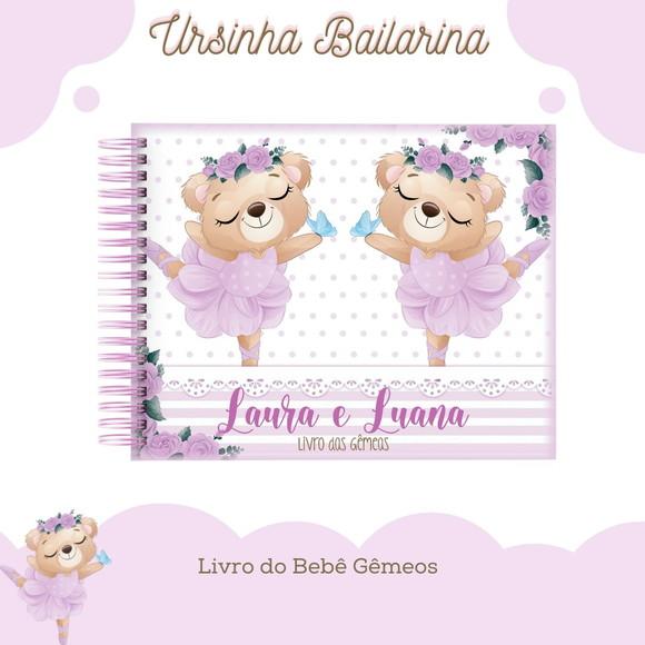 Arquivo Digital - Livro do Bebe - Usinha Bailarina Gemeas