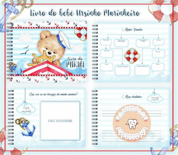Arquivo Digital - Livro do Bebe - Urso Marinheiro 02