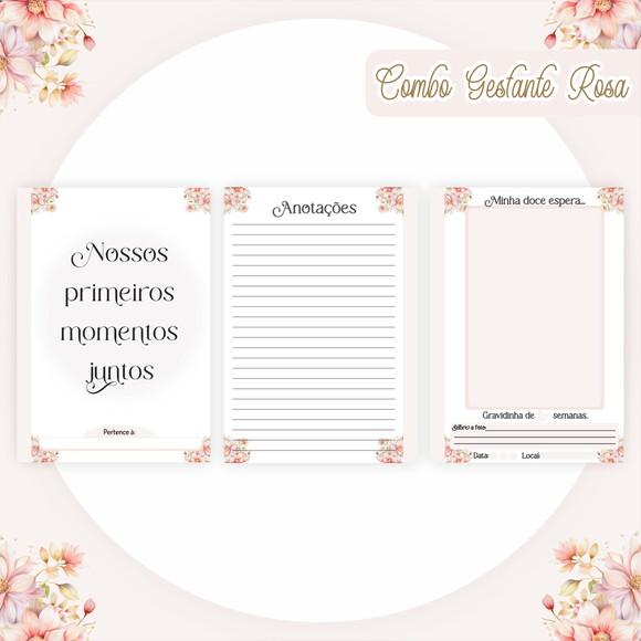 Arquivo Digital - Mamãe - Combo Gestante Rosa
