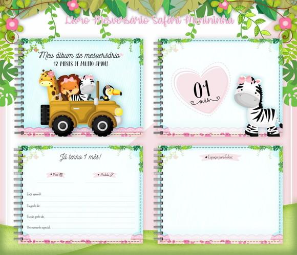 Arquivo Digital - Mesversario - Safari Menina 02