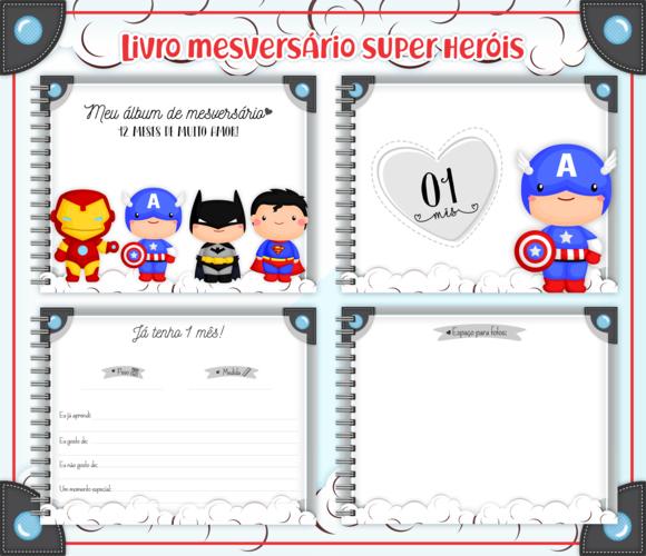 Arquivo Digital - Mesversario - Super Heróis