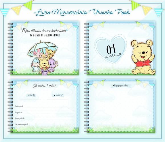 Arquivo Digital - Mesversario - Ursinho Pooh 02
