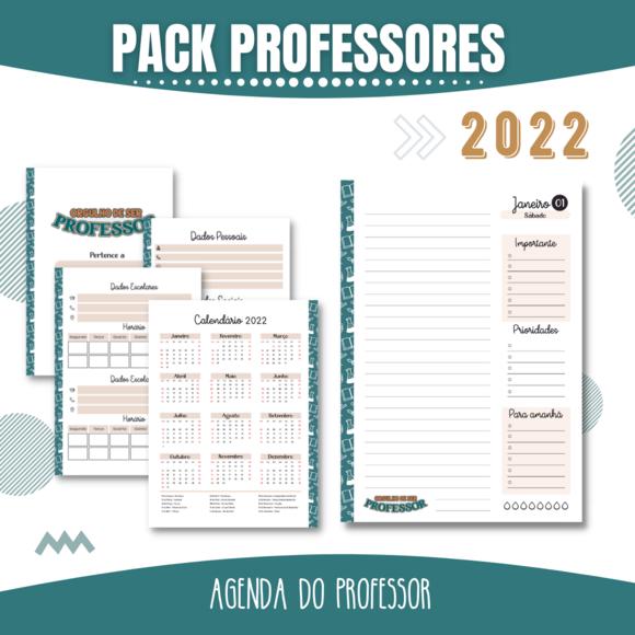Arquivo Digital - Pack Professor 2022 (agenda e planner )