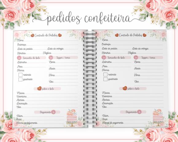 Arquivo Digital - Planner Confeiteira + Caderno de Pedidos