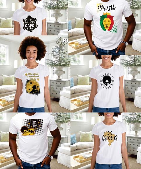 Arquivo Digital - Sublimação - Camisa Afro