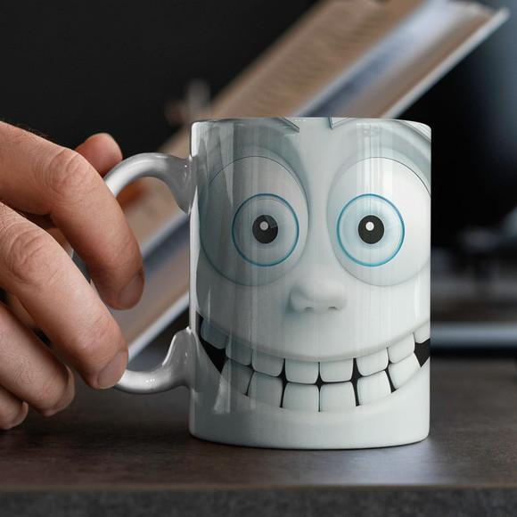 Arquivo Digital - Sublimação - Caneca Carinhas Divertidas