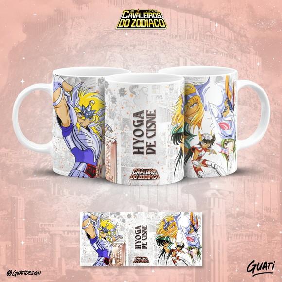 Arquivo Digital - Sublimação - Caneca Cavaleiros do Zodiaco
