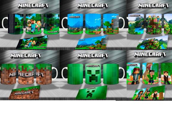 Arquivo Digital - Sublimação - Caneca Minecraft
