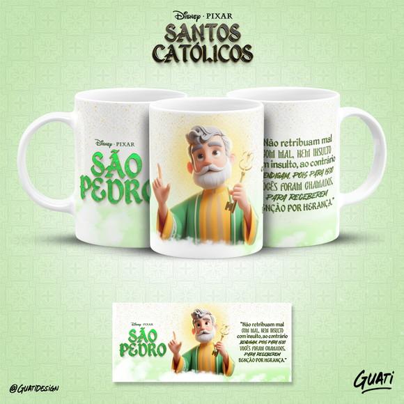 Arquivo Digital - Sublimação - Caneca Santinhos Catolicos