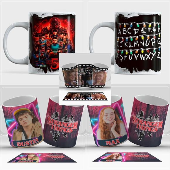 Arquivo Digital - Sublimação - Caneca Stranger Things 02
