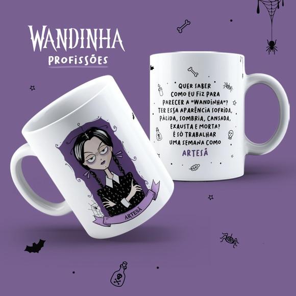Arquivo Digital - Sublimação -wandinha - Profissões Editavel