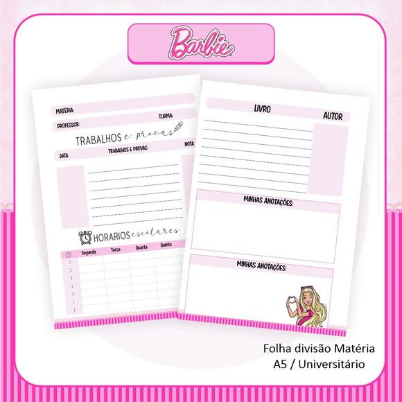 Arquivo Digital - Volta as Aulas - Barbie 03