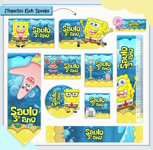 Arquivo Digital - Volta as Aulas - Bob Esponja