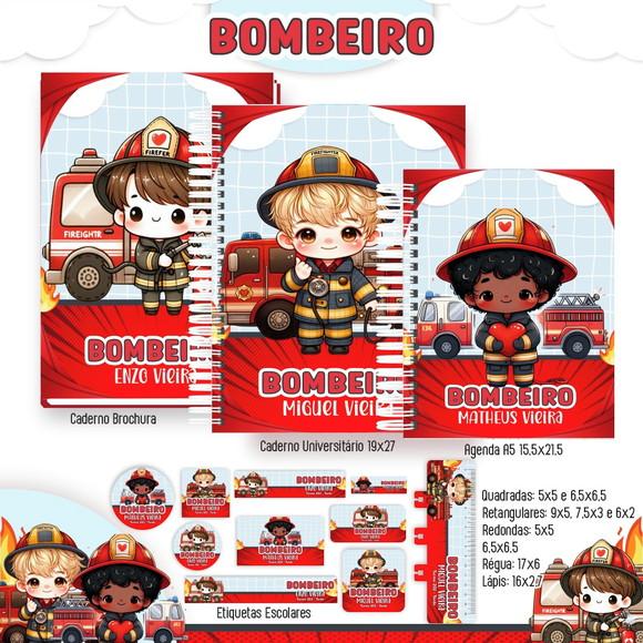 Arquivo Digital - Volta as Aulas - Bombeiros Cute