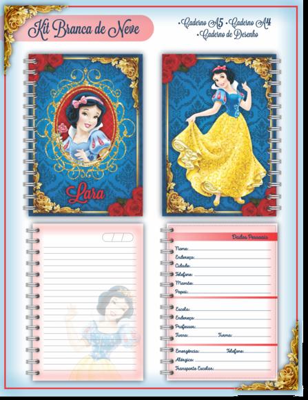 Arquivo Digital - Volta as Aulas - Branca de Neve