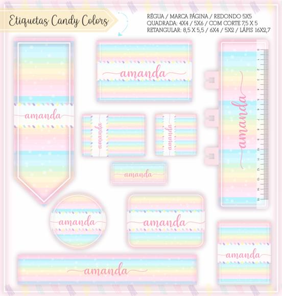 Arquivo Digital - Volta as Aulas - Candy Colors