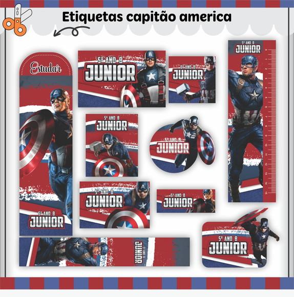 Arquivo Digital - Volta as Aulas - Capitao America 02