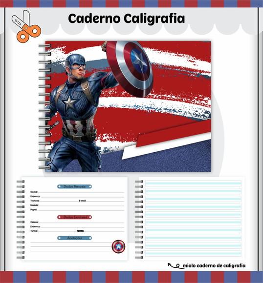 Arquivo Digital - Volta as Aulas - Capitao America 02
