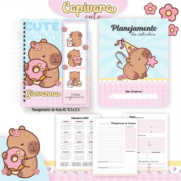 Arquivo Digital - Volta as Aulas - Capivara Cute