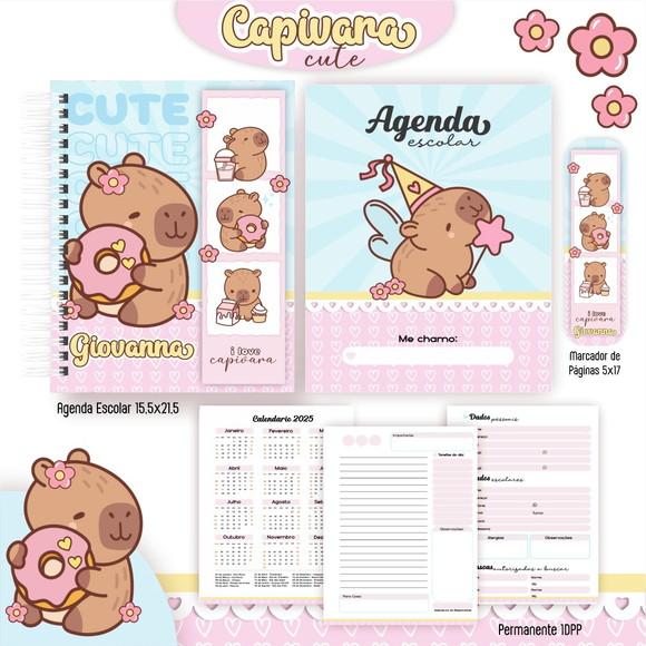 Arquivo Digital - Volta as Aulas - Capivara Cute