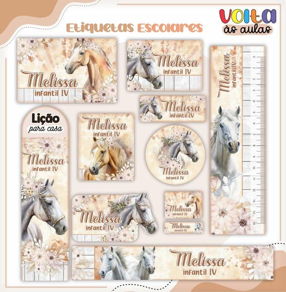 Arquivo Digital - Volta as Aulas - Cavalos Menina