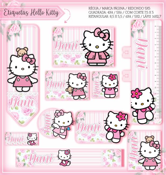 Arquivo Digital - Volta as Aulas - Hello Kitty