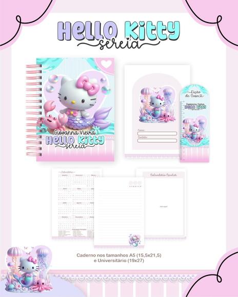 Arquivo Digital - Volta as Aulas - Hello Kitty Sereia 2026