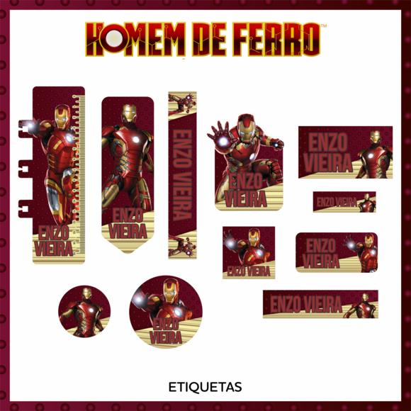Arquivo Digital - Volta as Aulas - Homem de Ferro