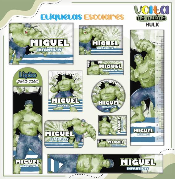 Arquivo Digital - Volta as Aulas - Hulk