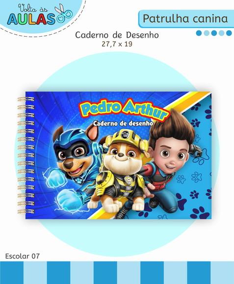 Arquivo Digital - Volta as Aulas - Patrulha Canina Menino 02