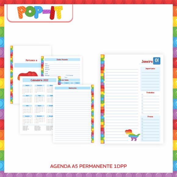 Arquivo Digital - Volta as Aulas - Pop It Colorido
