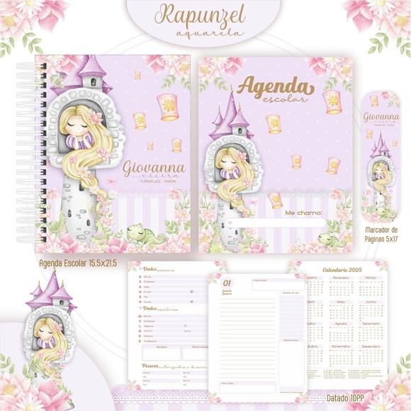 Arquivo Digital - Volta as Aulas - Rapunzel Aquarela