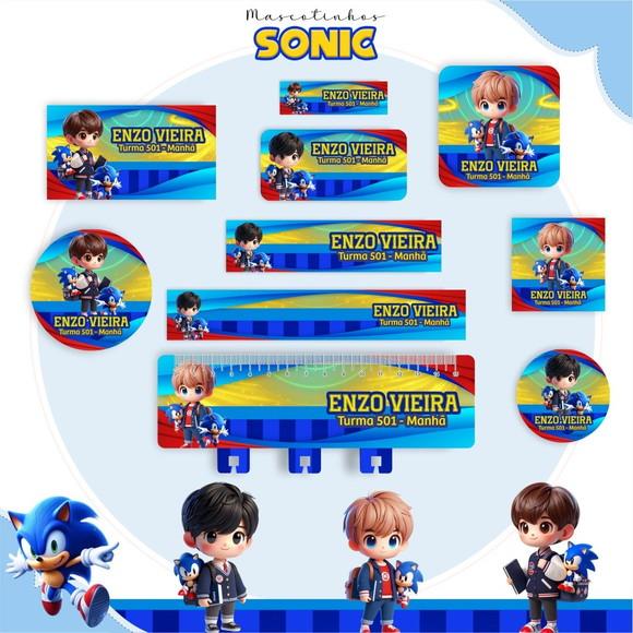 Arquivo Digital - Volta as Aulas - Sonic Mascote