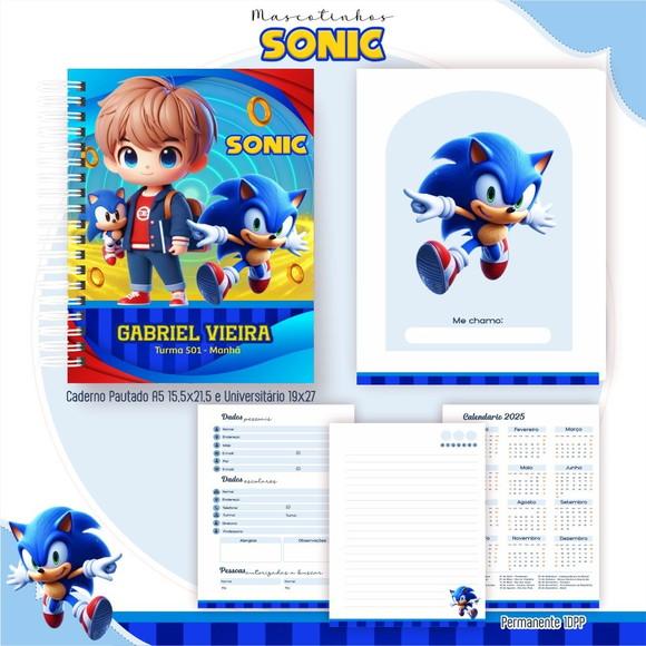 Arquivo Digital - Volta as Aulas - Sonic Mascote