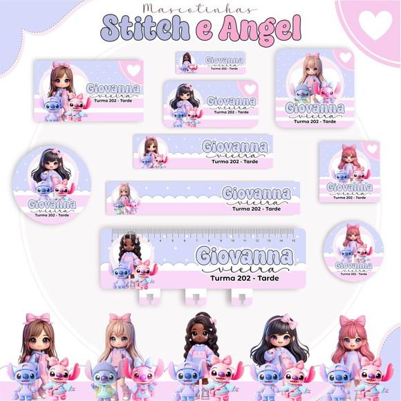Arquivo Digital - Volta as Aulas - Stitch e Angel