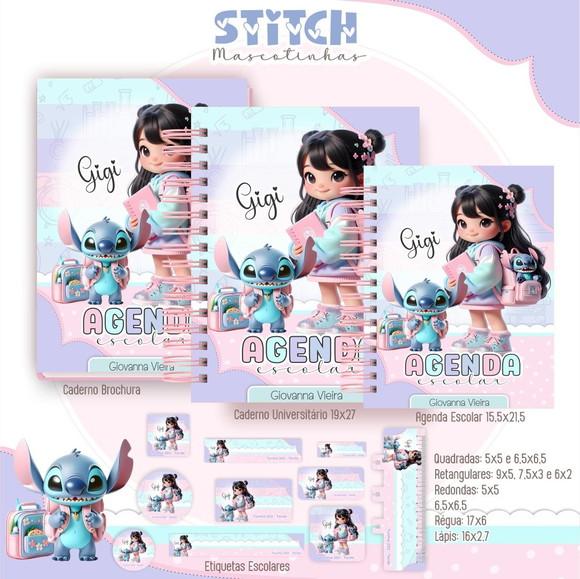 Arquivo Digital - Volta as Aulas - Stitch Mascotinhas