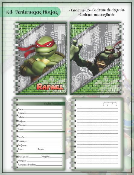 Arquivo Digital - Volta as Aulas - Tartarugas Ninjas 02