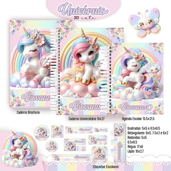 Arquivo Digital - Volta as Aulas - Unicornio Candy