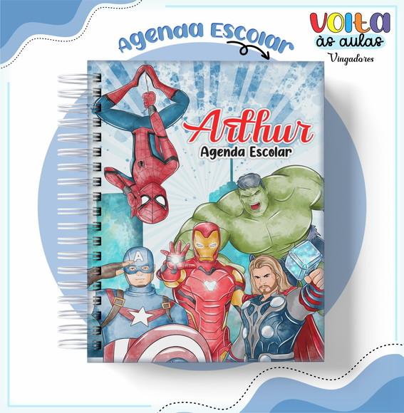 Arquivo Digital - Volta as Aulas - Vingadores Aquarela