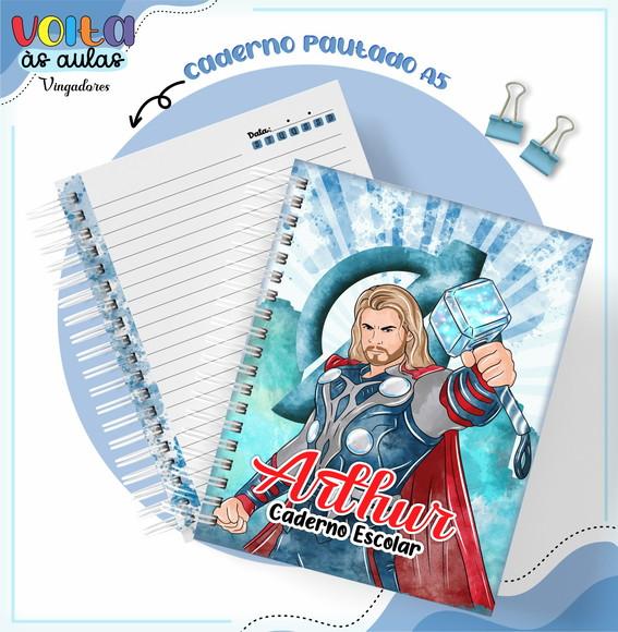 Arquivo Digital - Volta as Aulas - Vingadores Aquarela