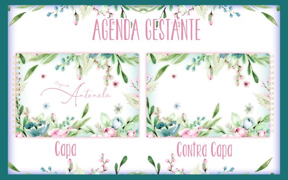 Arquivo Digital -mamãe - Agenda Gestante Floral