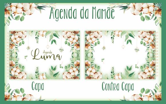 Arquivo Digital -mamãe - Agenda Gestante Floral 02