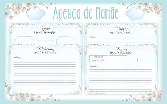 Arquivo digital -Mamãe - Agenda Gestante Panda