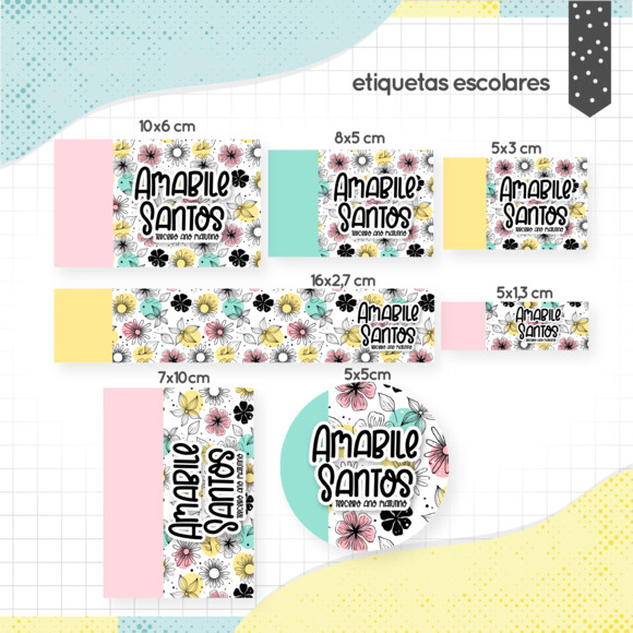 KIT Digital Volta as Aulas - Floral 02