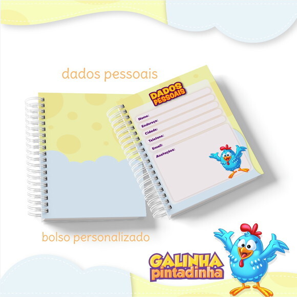 Kit Digital Volta as Aulas - Galinha Pintadinha Azul