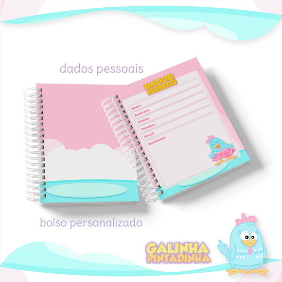 Kit Digital Volta as Aulas - Galinha Pintadinha Rosa