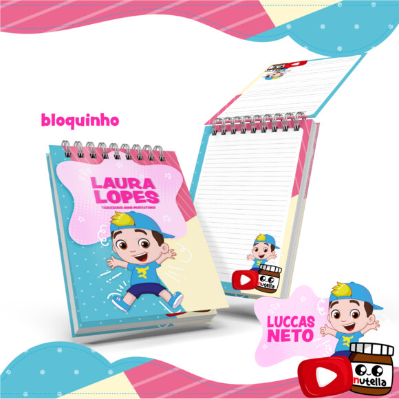 Kit Digital Volta as Aulas - Luccas Neto Menina