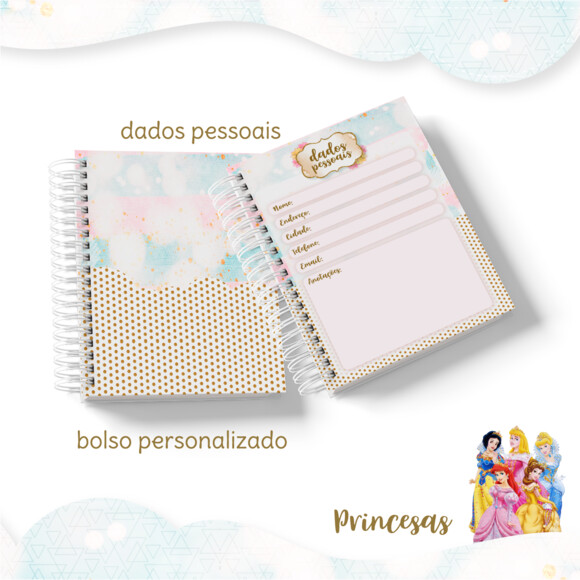 Kit Digital Volta as Aulas - Princesas Disney